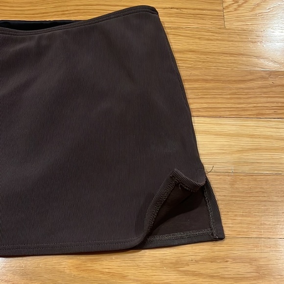LANDS’ End womens brown swim skirt size 18 . - Picture 7 of 9